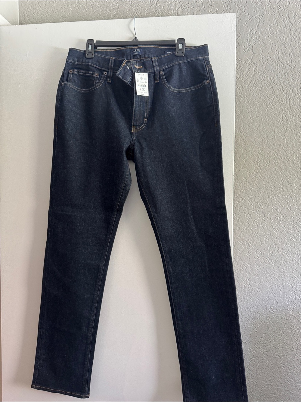J. Crew Men's Straight Jeans in Dark Indigo